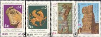 تمبر یادبود بیست و پنجمین سده شاهنشاهی ( 5 ) 2500th Anniv of iranian Empire اسکناس و تمبر ایران